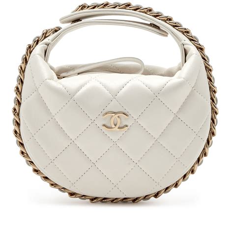 chanel small pouch with chain